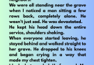 He Cried at My Mother’s Funeral… But No One Knew Who He Was 😳